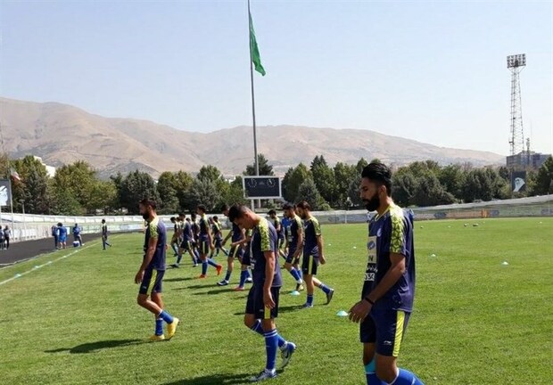 حضور مظلومی و مصدومان استقلال در تمرین آبی پوشان+ تصاویر