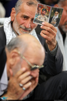 دیدار خانواده‌های شهدای مرزبانی و مدافع حرم با رهبر معظم انقلاب