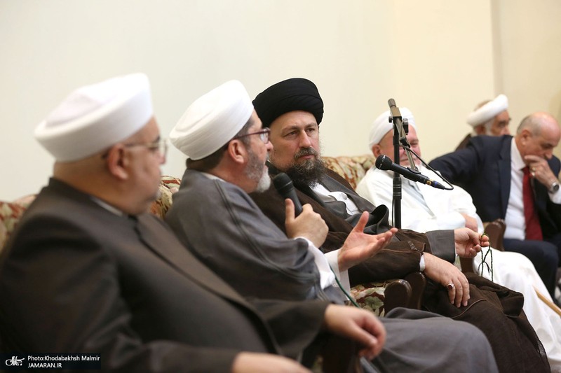دیدارجمعی از علمای اهل سنت کشور سوریه با سید حسن خمینی
