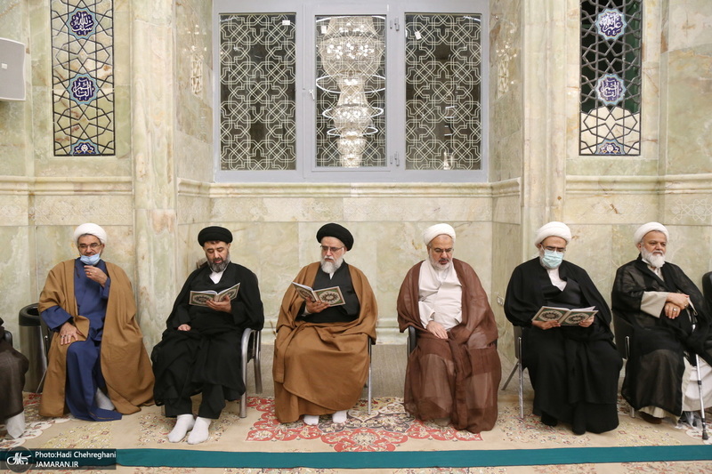 مراسم بزرگداشت همسر آیت الله جوادی آملی در مسجد اعظم قم