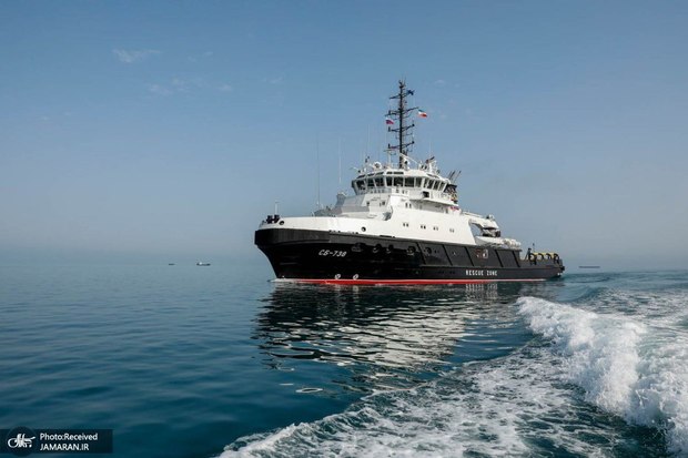 شناور نیروی دریایی روسیه وارد منطقه عمومی رزمایش خزر شد + عکس ها