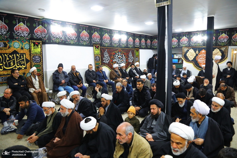 دومین شب عزاداری حضرت فاطمه (س) در بیت آیت الله دوستی زنجانی‎