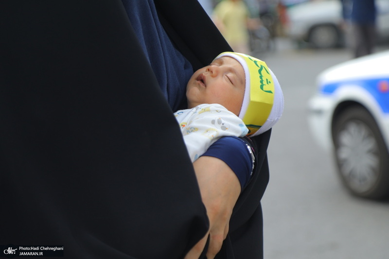 راهپیمایی نمازگزاران قمی در محکومیت جنایات رژیم صهیونیستی