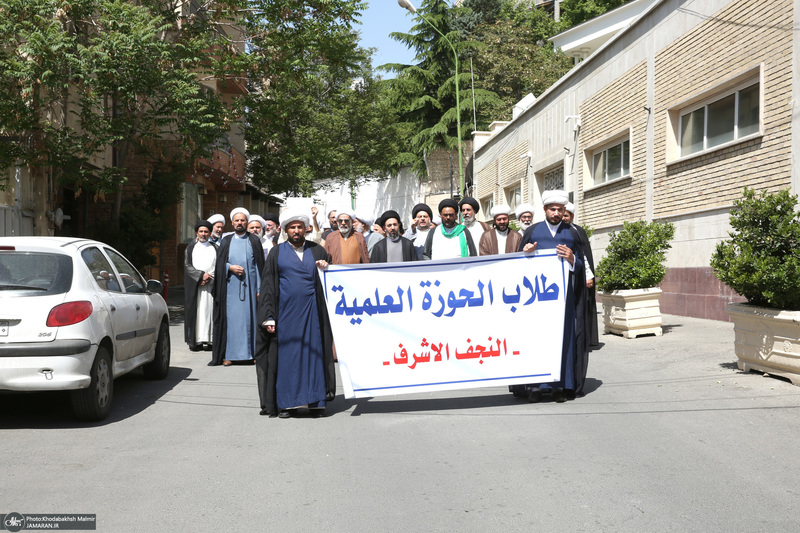بازدید جمعی از علمای نجف از حسینه و مجموعه فرهنگی جماران