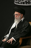 مراسم عزادارای شب عاشورا با حضور رهبر انقلاب اسلامی