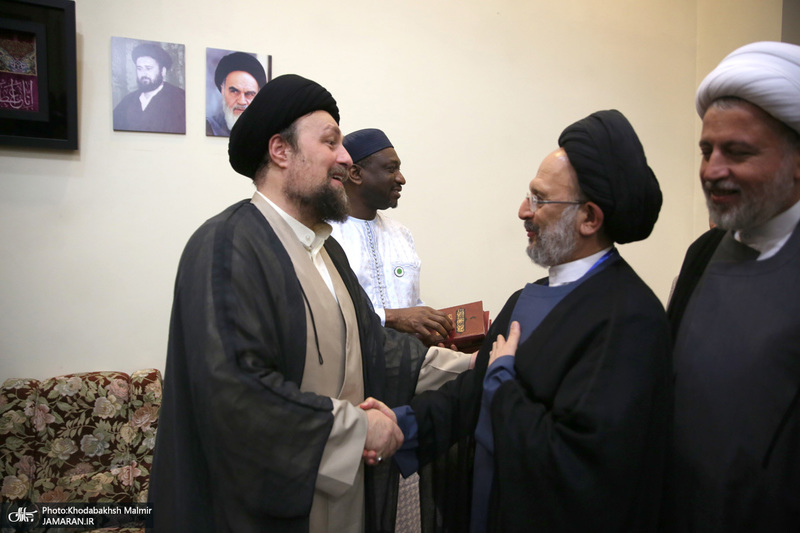 دیدار چند تن از مهمان خارجی سی و هفتمین کنفرانس وحدت اسلامی با سید حسن خمینی