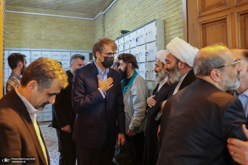 مراسم ترحیم مرحوم آیت الله نورالله شاه آبادی (ره) در تهران