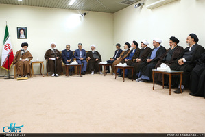 دیدار دست‌اندرکاران کنگره بزرگداشت آیت‌الله مصطفی خمینی(ره) با رهبر معظم انقلاب 