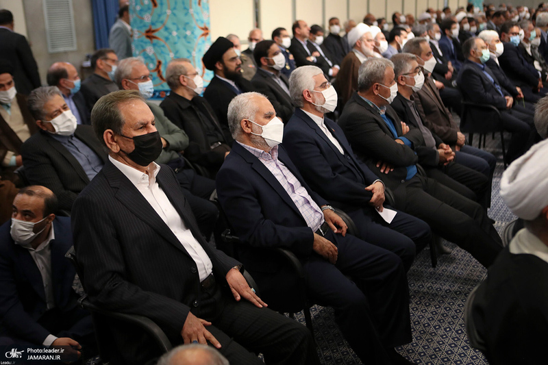 دیدار رمضانی مسئولان نظام با رهبر معظم انقلاب