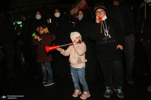 شادی مردم پس از صعود تیم ملی به جام جهانی قطر