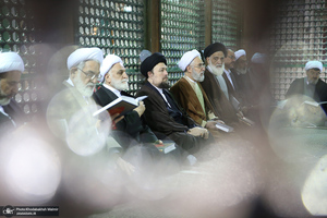 تجدید میثاق رئیس قوه قضاییه و جمعی از اعضای دستگاه قضا با آرمان های حضرت امام خمینی (س)-2