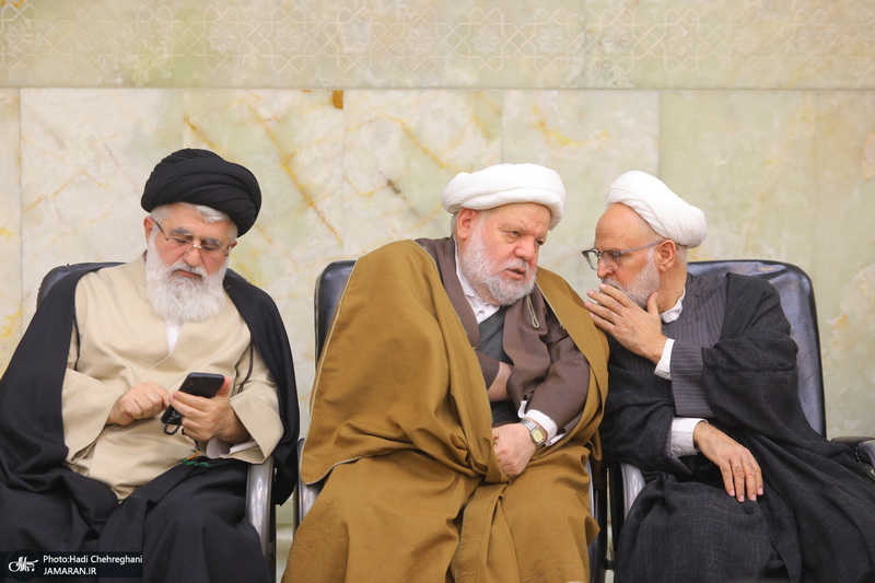 مراسم بزرگداشت شهیدان «علی رازینی» و «محمد مقیسه» در مسجد اعظم قم‎