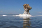 افزایش 57 سانتی متری تراز دریاچه ارومیه