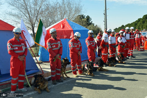 آئین آغاز طرح ملی خدمات نوروزی جمعیت هلال احمر در جوار حرم مطهر امام خمینی (س)