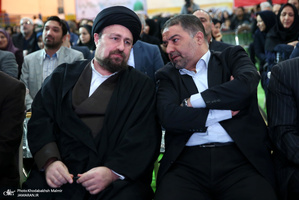 حضور سید حسن خمینی در آیین نامگذاری مجموعه ورزشی استاد کهندل