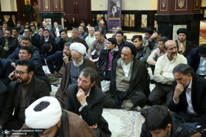 دیدار جمعی از مهاجرین افغانستانی در ایران با سید حسن خمینی