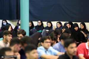 مراسم عزاداری دانشجویان دانشگاه علوم پزشکی تهران به مناسبت شهادت حضرت رقیه در حسینیه جماران