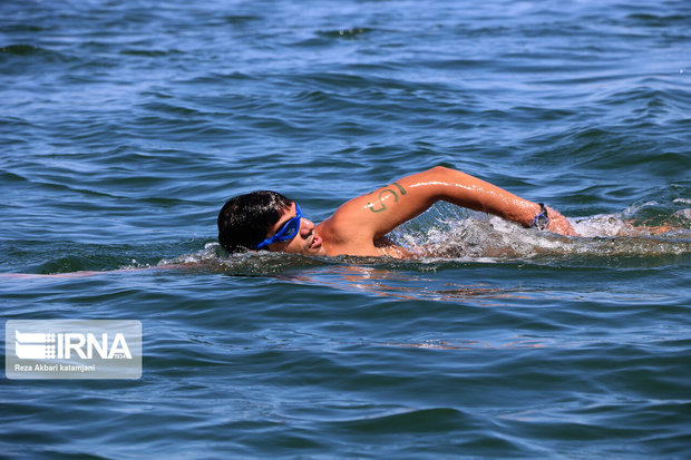 مسابقات شنای آب‌های آزاد قهرمانی کشور در مریوان پایان یافت