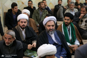 مراسم شب هفتم آیت الله سید ابوالفضل میرمحمدی(ره) در قم