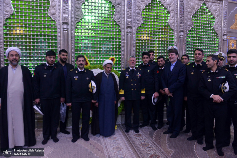 مراسم تجدید میثاق فرماندهان و کارکنان نیروی دریایی با بنیان‌گذار جمهوری اسلامی ایران