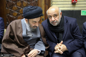 مراسم ترحیم مادر محمد شریعتمداری