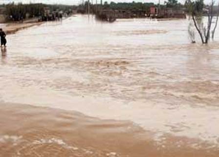 جاری شدن آب در رودخانه خلیفان مهاباد و شادمانی کشاورزان