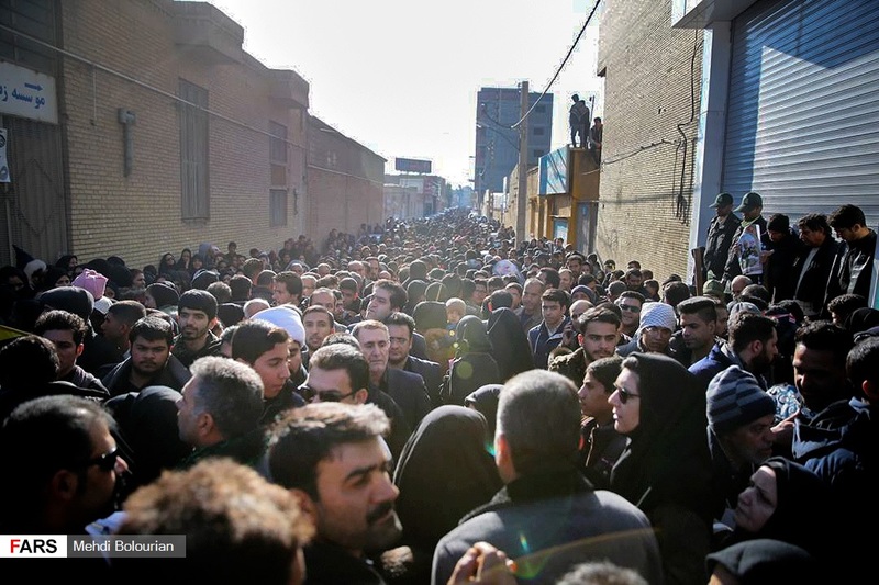 مراسم تشییع و خاکسپاری سردارحاج قاسم سلیمانی در کرمان