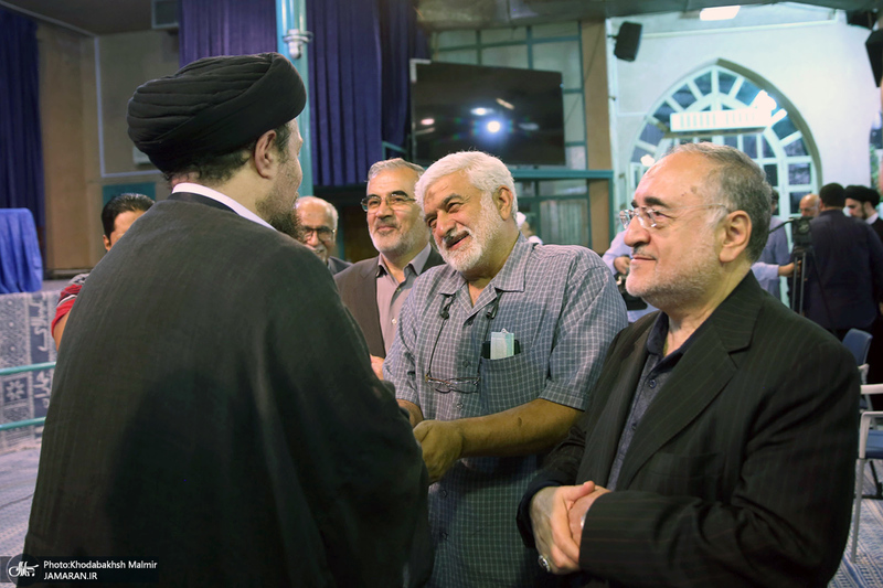 دیدار جمعی از جانبازان واقعه هفتم تیر با سید حسن خمینی