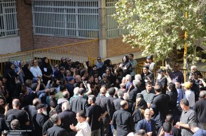 مراسم تشییع ثمینه باغچه‌بان