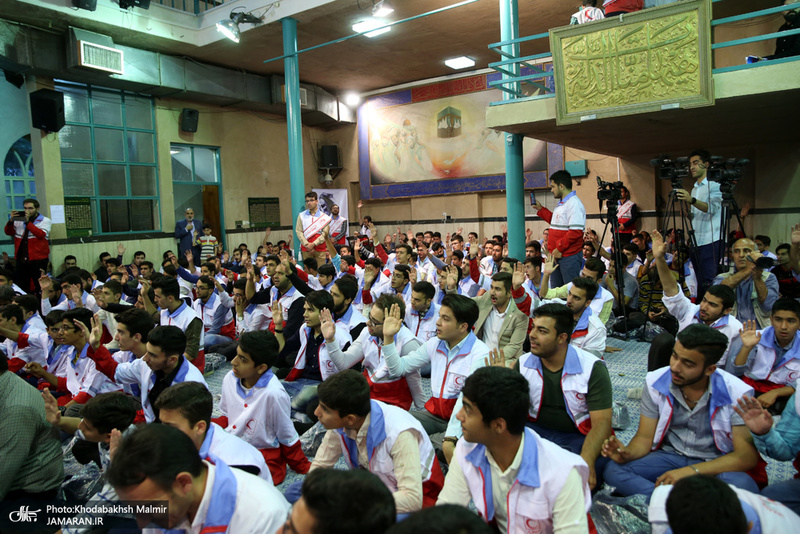 تجدیدمیثاق جوانان هلال احمر با آرمان های حضرت امام(س)