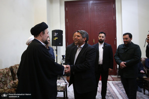 دیدار وزیر ارتباطات و معاونین با سید حسن خمینی