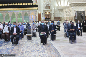 تجدید میثاق سرپرست و کارکنان موسسه تنظیم و نشر آثار امام خمینی(س) با آرمان های بنیانگذار جمهوری اسلامی