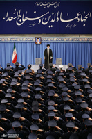 دیدار جمعی از فرماندهان و کارکنان نیروی هوایی ارتش با فرمانده معظم کل قوا