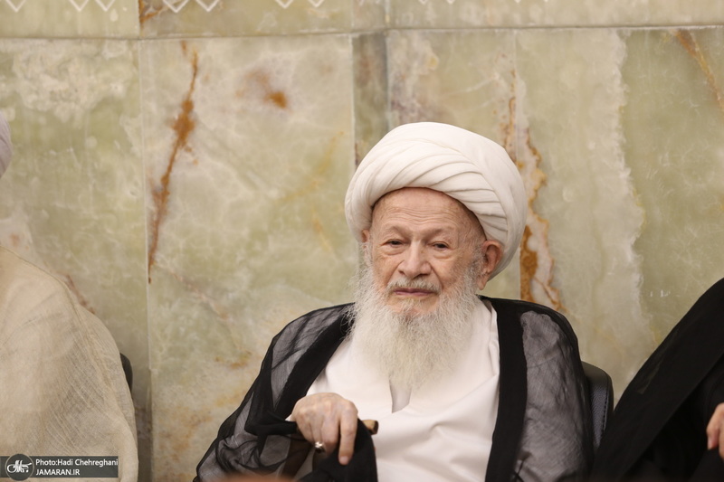 مراسم بزرگداشت همسر آیت الله جوادی آملی در مسجد اعظم قم