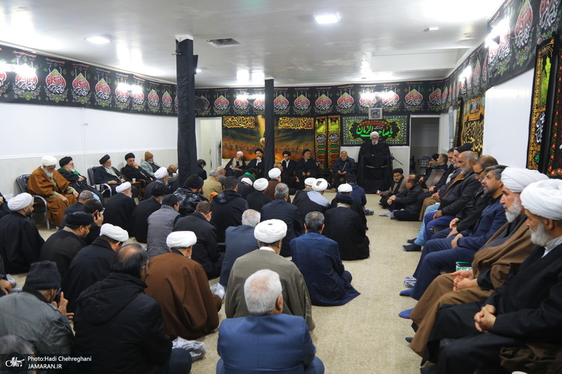 دومین شب عزاداری حضرت فاطمه (س) در بیت آیت الله دوستی زنجانی‎