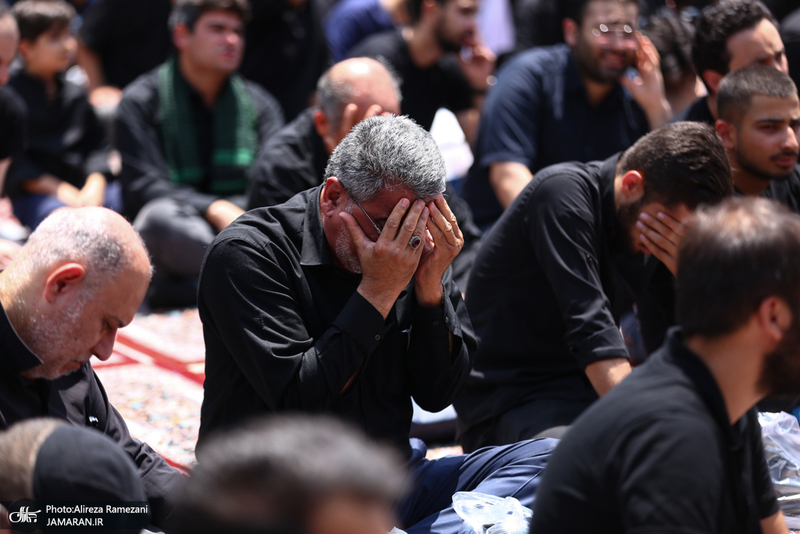 مراسم عزاداری روز تاسوعای حسینی (ع) در امام زاده صالح (ع)