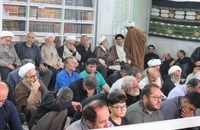 مراسم روز شهادت امام محمد باقر (ع) در دفتر آیت‌الله‌العظمی صانعی (16)