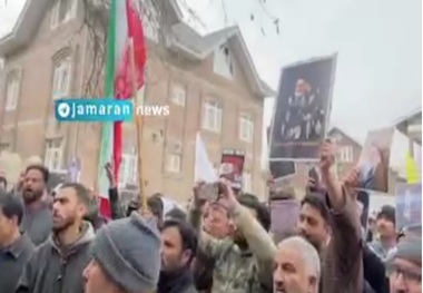 راهپیمایی گسترده در همبستگی با ایران در کشمیر ھند + فیلم