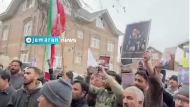 راهپیمایی گسترده در همبستگی با ایران در کشمیر ھند + فیلم