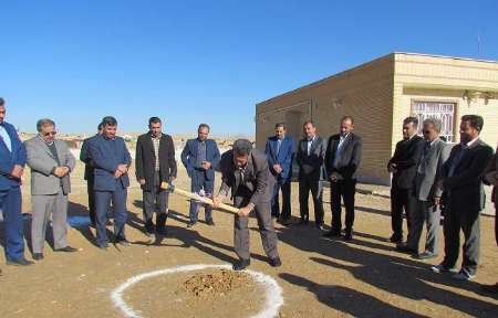 مدرسه خیر ساز دو کلاسه شهید کاوه در شهرستان گرمه کلنگ زنی شد