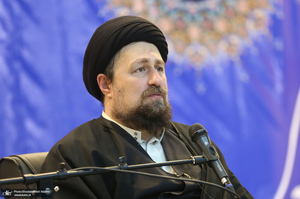 دیدار رئیس سازمان بهزیستی و جمعی از توان یابان این سازمان با سید حسن خمینی