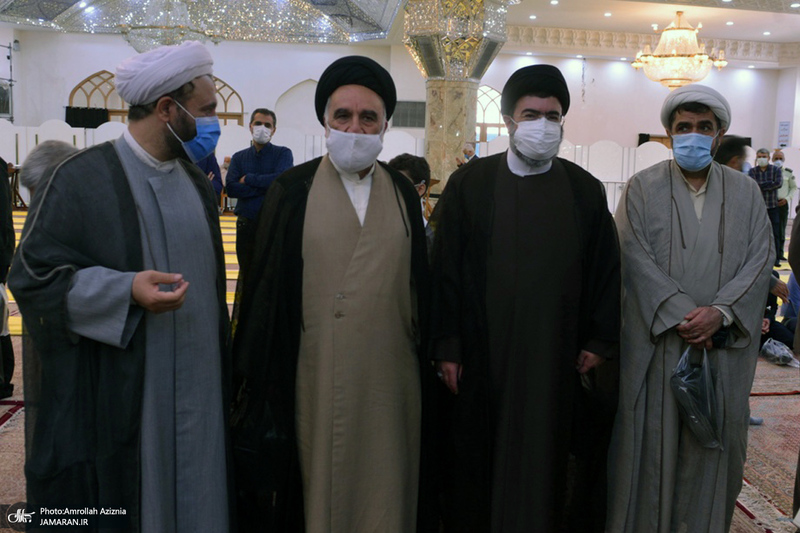 مراسم خاکسپاری حجت الاسلام و المسلمین محتشمی پور(ره) در حرم شاه عبدالعظیم الحسنی(ع)