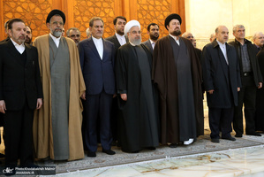 تجدید میثاق رئیس جمهور و اعضای هیأت دولت با آرمان‌های حضرت امام(س)