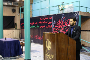 مراسم عزاداری به مناسبت سالروز شهادت امام جعفر صادق(ع) در حسینیه جماران