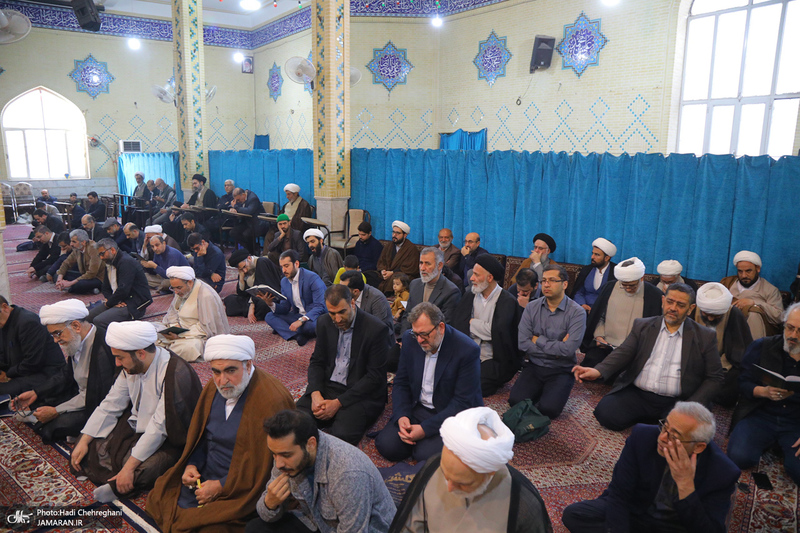 مراسم ختم مادر حجت الاسلام و المسلمین رسول جعفریان