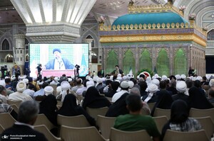 تجدید میثاق مهمانان سی و نهمین اجلاس وحدت اسلامی با آرمان‌های امام خمینی(س) -2