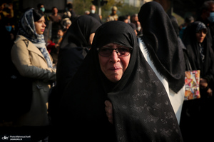 مراسم تشییع پیکرهای مطهر 100 شهید گمنام در تهران-5