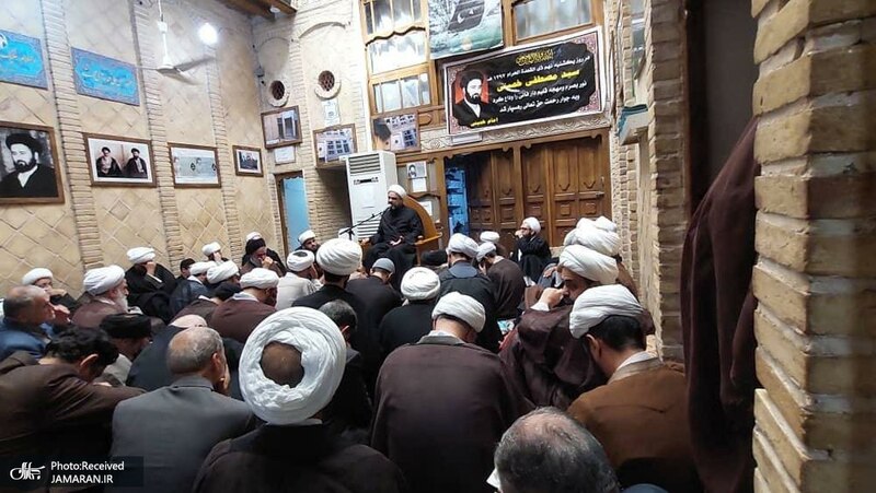 روضه هفتگی بیت امام خمینی در نجف اشرف همزمان با سالگرد آیت الله سید مصطفی خمینی (5)