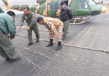 عملیات انتقال جان باختگان حادثه سقوط هواپیما به دلیل بارش در منطقه لغو شد