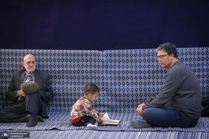 آخرین شب مراسم عزاداری حضرت فاطمه‌زهرا (س) در حسینیه امام خمینی